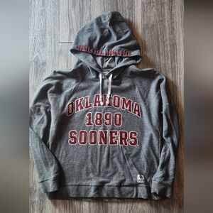 PINK Victoria's Secret Oklahoma Sooners Charcoal Hoodie